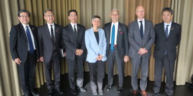 Ontvangst dhr. Sugawara - delegatie KANEKA