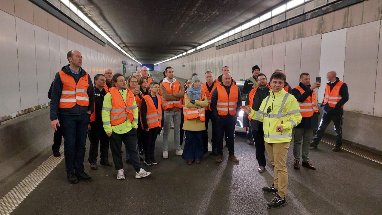 Rampoefening Zelzatetunnel - groepsfoto